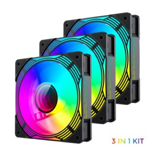 120mm Case Fan - GAMEMAX KF300 BK